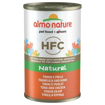 Almo Nature HFC 12 x 140 g - Pack Ahorro Almo Nature HFC 12 X 140 G - Pack Ahorro -Catit Ventas pla almonatureclassic tunachicken hfc 140g 5 1