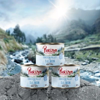 Purizon Adult 6 x 200 g comida húmeda para gatos, sin cereales Purizon Adult 6 X 200 G Comida Húmeda Para Gatos, Sin Cereales -Catit Ventas