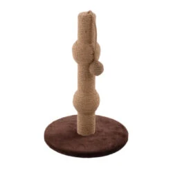 Flamingo Poste Rascador Curvy Para Gatos Color Marrón