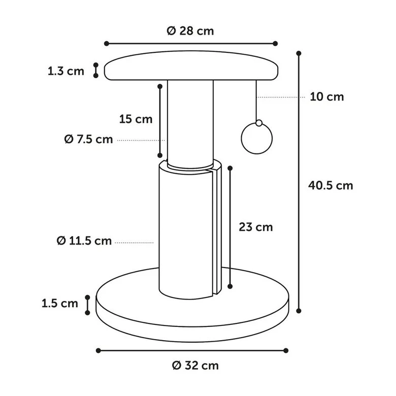 Flamingo Sno Bea Árbol Rascador Crema para gatos Flamingo Sno Bea Árbol Rascador Crema Para Gatos -Catit Ventas rascador gatos flamingo FLA561100 4