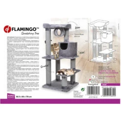 Flamingo Jessi Árbol Rascador Gris Para Gatos -Catit Ventas rascador gatos flamingo jessi gris FLA561310 2