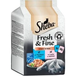 Sheba Fresh & Fine 72 X 50 G - Pack % -Catit Ventas thuhnfisch sauce 9