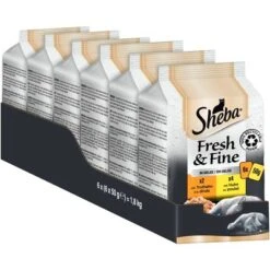 Sheba Fresh & Fine 72 X 50 G - Pack % -Catit Ventas truthahn gelee 2 4
