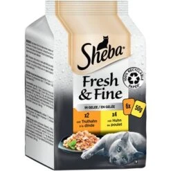 Sheba Fresh & Fine 72 X 50 G - Pack % -Catit Ventas truthahn gelee 3