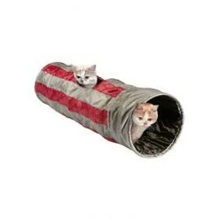 Feline Cruiser Túnel Para Juego Y Descanso Rojo Y Gris